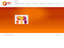 Tablet Screenshot of ibcnetwork.org